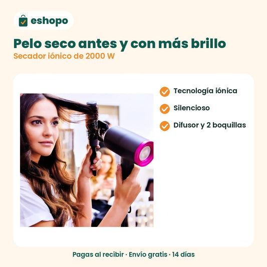 Secador de Pelo Iónico Profesional