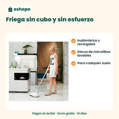Mopa Eléctrica Pro Inalámbrica Recargable