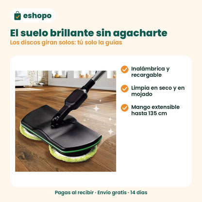 Mopa Giratoria Eléctrica Inalámbrica