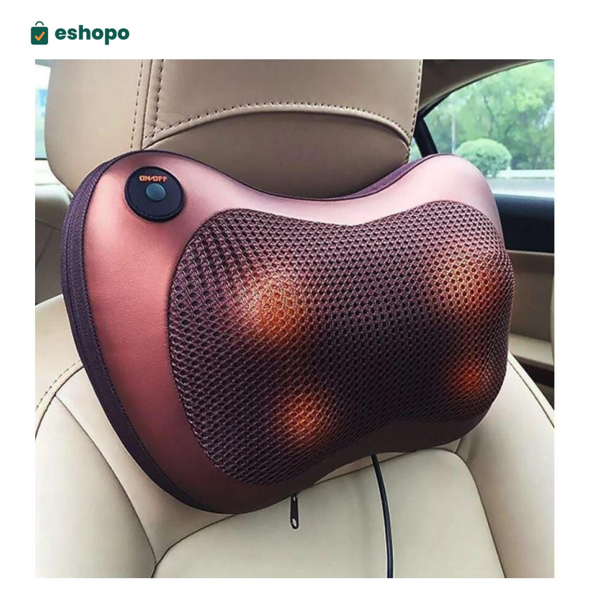 Almohada Masajeadora Shiatsu con Calor